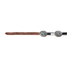 Load image into Gallery viewer, Floracrest Hairon Concho Belt
