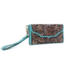 Load image into Gallery viewer, Sunfire Valley Handtooled Hairon Leather
