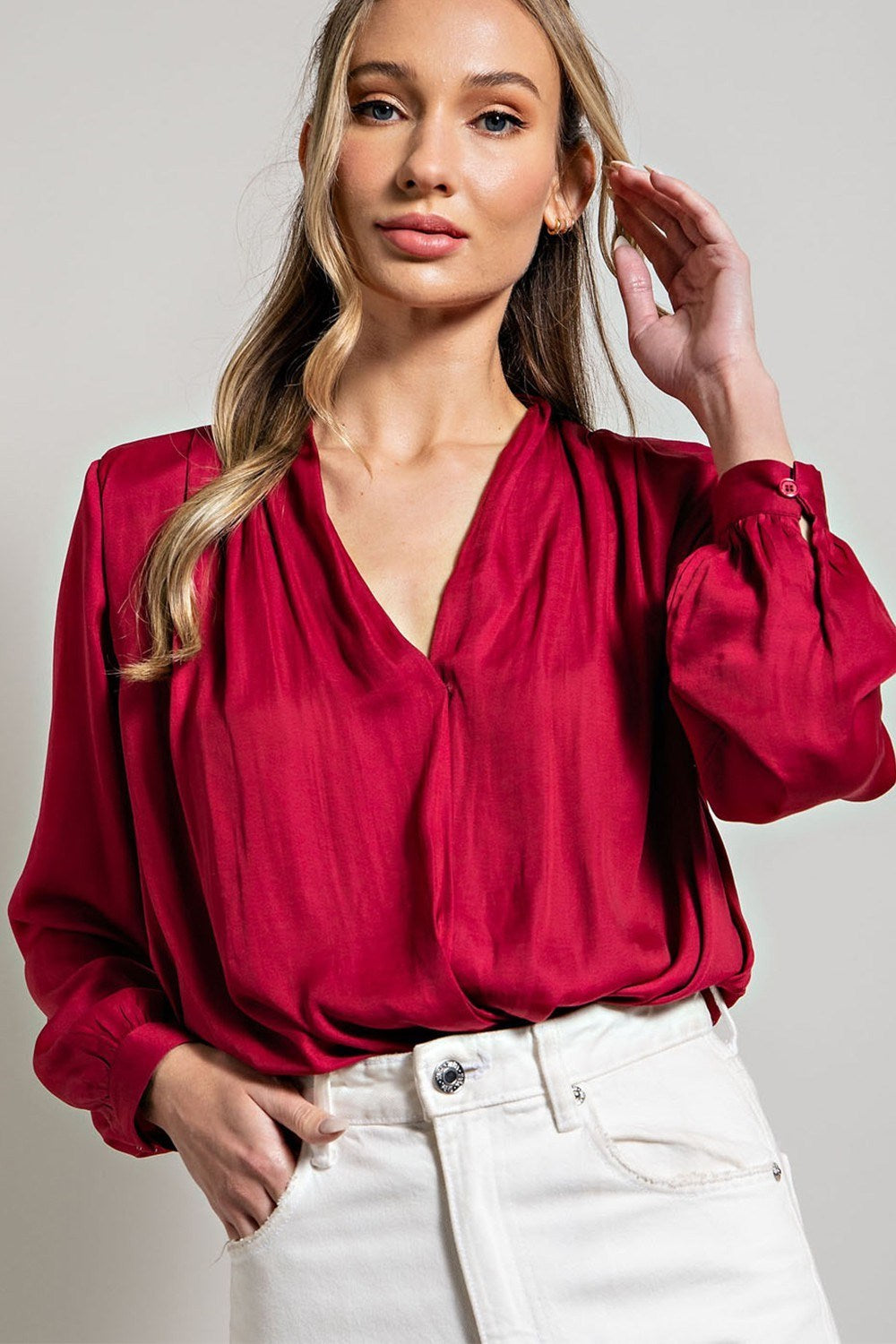 Calista V-Neck Bodysuit