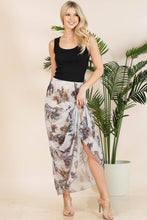 Load image into Gallery viewer, TANIA COWBOY PRINT LINED FULL MESH SKIRT
