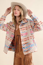 Load image into Gallery viewer, Aztec Jacquard Western Jacket
