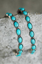 Load image into Gallery viewer, Gem Inlay Retro C-shape Earrings
