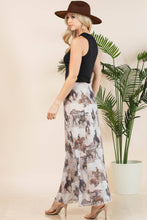 Load image into Gallery viewer, TANIA COWBOY PRINT LINED FULL MESH SKIRT
