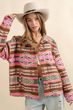 Load image into Gallery viewer, Aztec Jacquard Western Jacket

