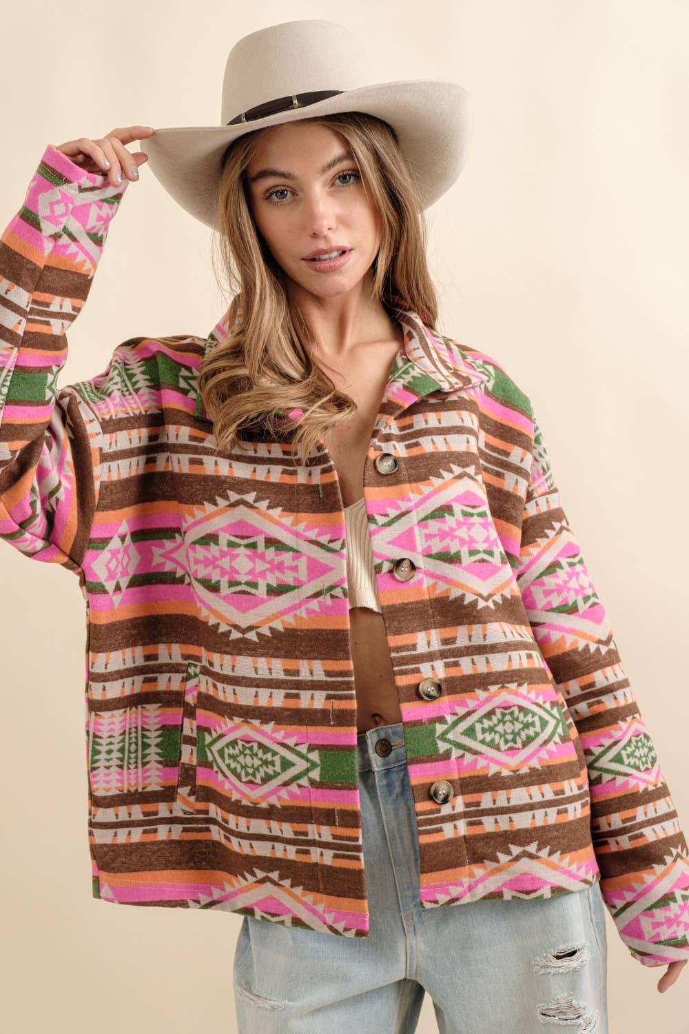 Aztec Jacquard Western Jacket
