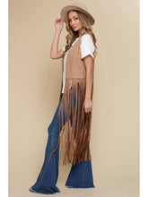 Load image into Gallery viewer, Long Faux Suede Vest
