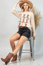 Load image into Gallery viewer, KACY WESTERN BOOOTS GRAPHIC SWEATSHIRT
