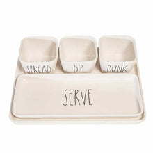 Load image into Gallery viewer, Rae Dunn 5-piece Stoneware Serve Set
