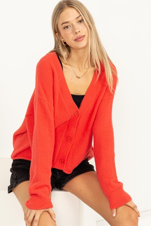 Nina Drop Shoulder Cardigan