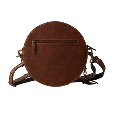 Load image into Gallery viewer, Classic Country Hand-Tooled Round Bag

