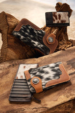 Load image into Gallery viewer, Palodan Hair-on Hide Compact Credit Card Holder
