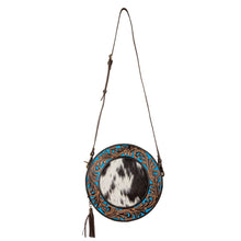 Load image into Gallery viewer, Night Gaze Hand-tooled Round Bag
