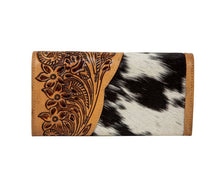 Load image into Gallery viewer, Blossoms in Bloom Hand-tooled Wallet

