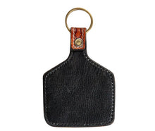 Load image into Gallery viewer, Sunflower Fire Hand-Tooled Key Fob
