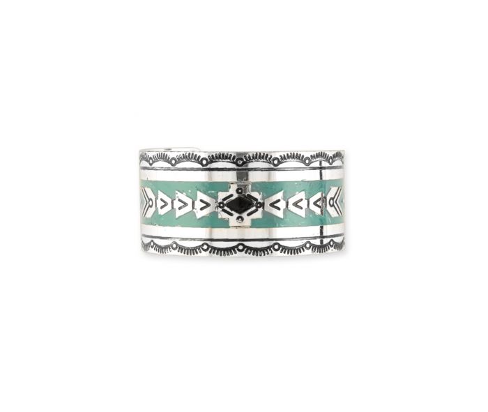Mesa Heritage Etched Metal Cuff Bracelet