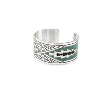 Load image into Gallery viewer, Day Rise Etched Metal Cuff Bracelet
