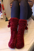 Load image into Gallery viewer, Slipper Socks W/ Poof
