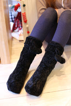 Load image into Gallery viewer, Slipper Socks W/ Poof
