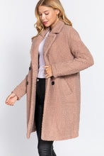Load image into Gallery viewer, Faux Teddy Fur Coat
