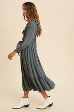 Load image into Gallery viewer, Ruffled Embroidered Dress
