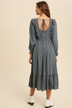 Load image into Gallery viewer, Ruffled Embroidered Dress
