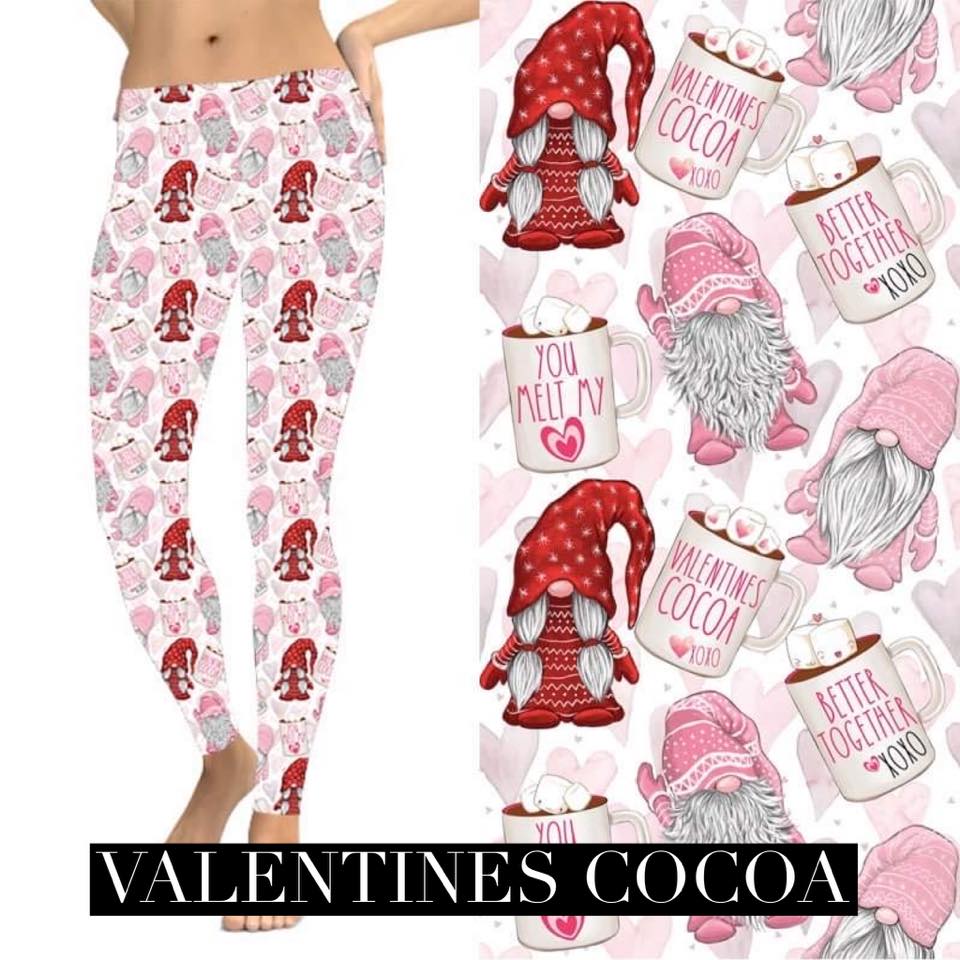 Valentines Cocoa Leggings