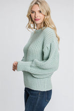 Load image into Gallery viewer, Puff Sleeve Pullover Sweater

