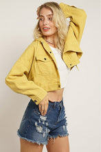 Load image into Gallery viewer, Cropped Denim Jacket

