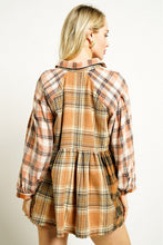 Load image into Gallery viewer, Multi Print Plaid Top

