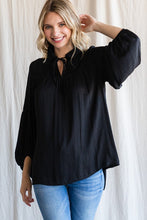 Load image into Gallery viewer, Dot Print Collared Double Self-Tie Top
