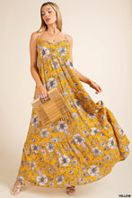 Load image into Gallery viewer, Maxi Tiered Dress with Front Ties
