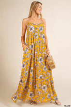 Load image into Gallery viewer, Maxi Tiered Dress with Front Ties
