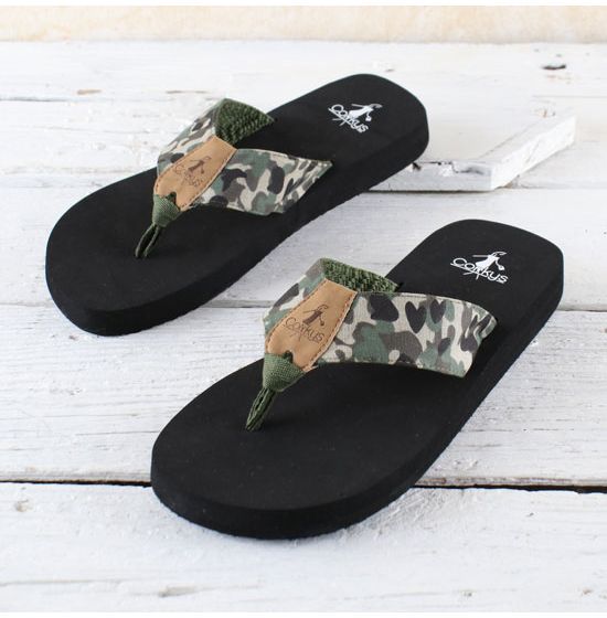 Trail Camo Flip Flops