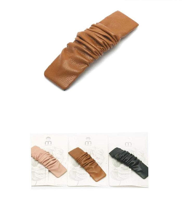 Leather Hair Clip