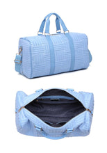 Load image into Gallery viewer, Soft Stripe Fabric Print Hampshire Weekender Bag
