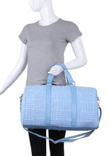 Load image into Gallery viewer, Soft Stripe Fabric Print Hampshire Weekender Bag
