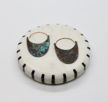 Load image into Gallery viewer, Half Oval Earrings
