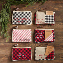 Load image into Gallery viewer, Check Christmas Gift Pouch
