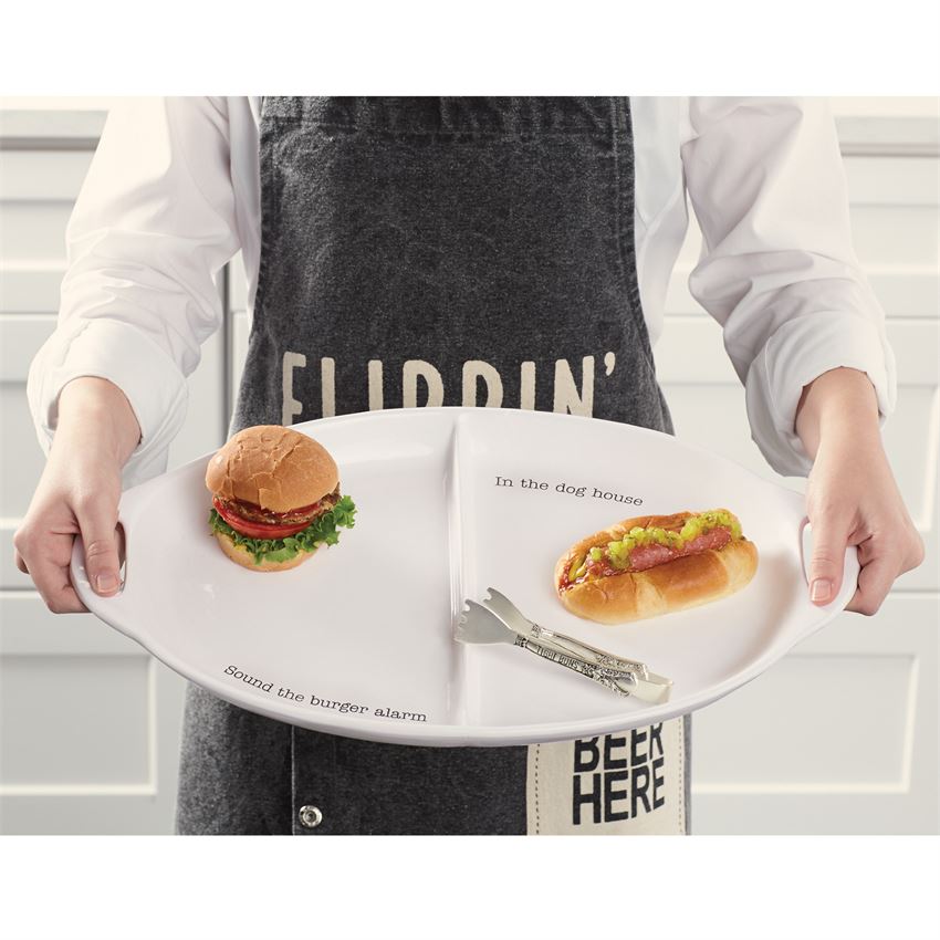 Burger and Hotdog Platter Set