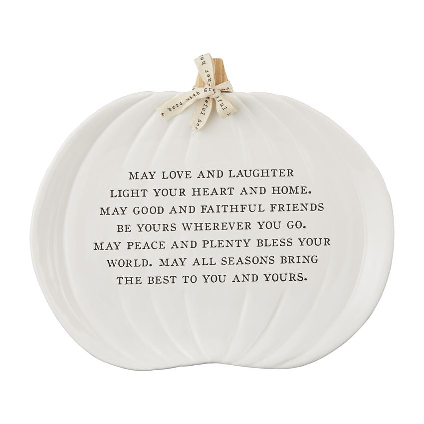 Pumpkin Laughter Platter