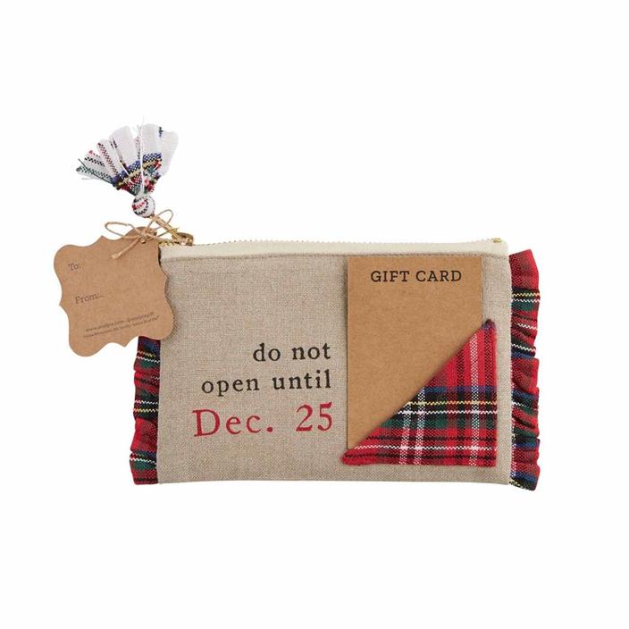 Tartan Christmas Gift Pouch