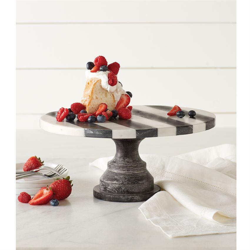 Marble Cake Pedestal