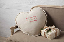 Load image into Gallery viewer, Heart Christmas Pillow
