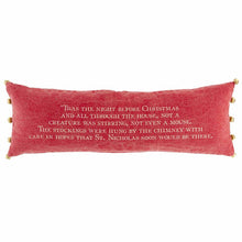 Load image into Gallery viewer, &quot;The Night Before&quot; Long Pillow
