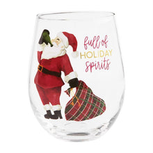 Load image into Gallery viewer, Christmas Drinking Wine Glass
