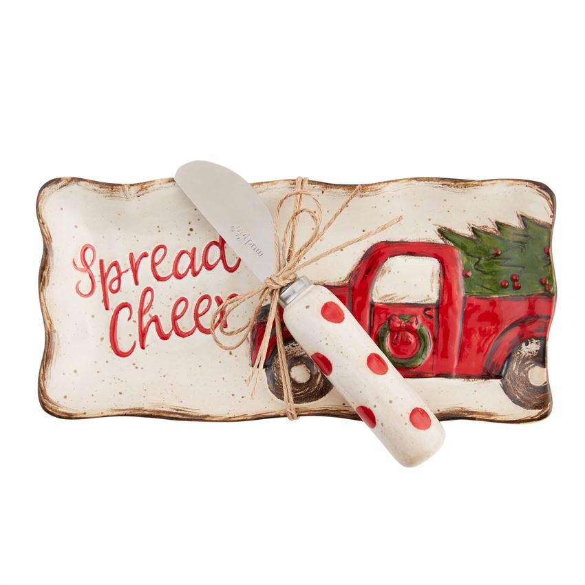 Xmas Farmhouse Butter Dish Set