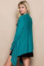 Load image into Gallery viewer, Long Sleeve Rhinestone Detailed Knit Open Cardigan
