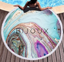 Load image into Gallery viewer, Round Beach Towels
