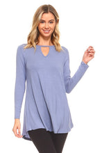 Load image into Gallery viewer, Long Sleeve Keyhole Tunic
