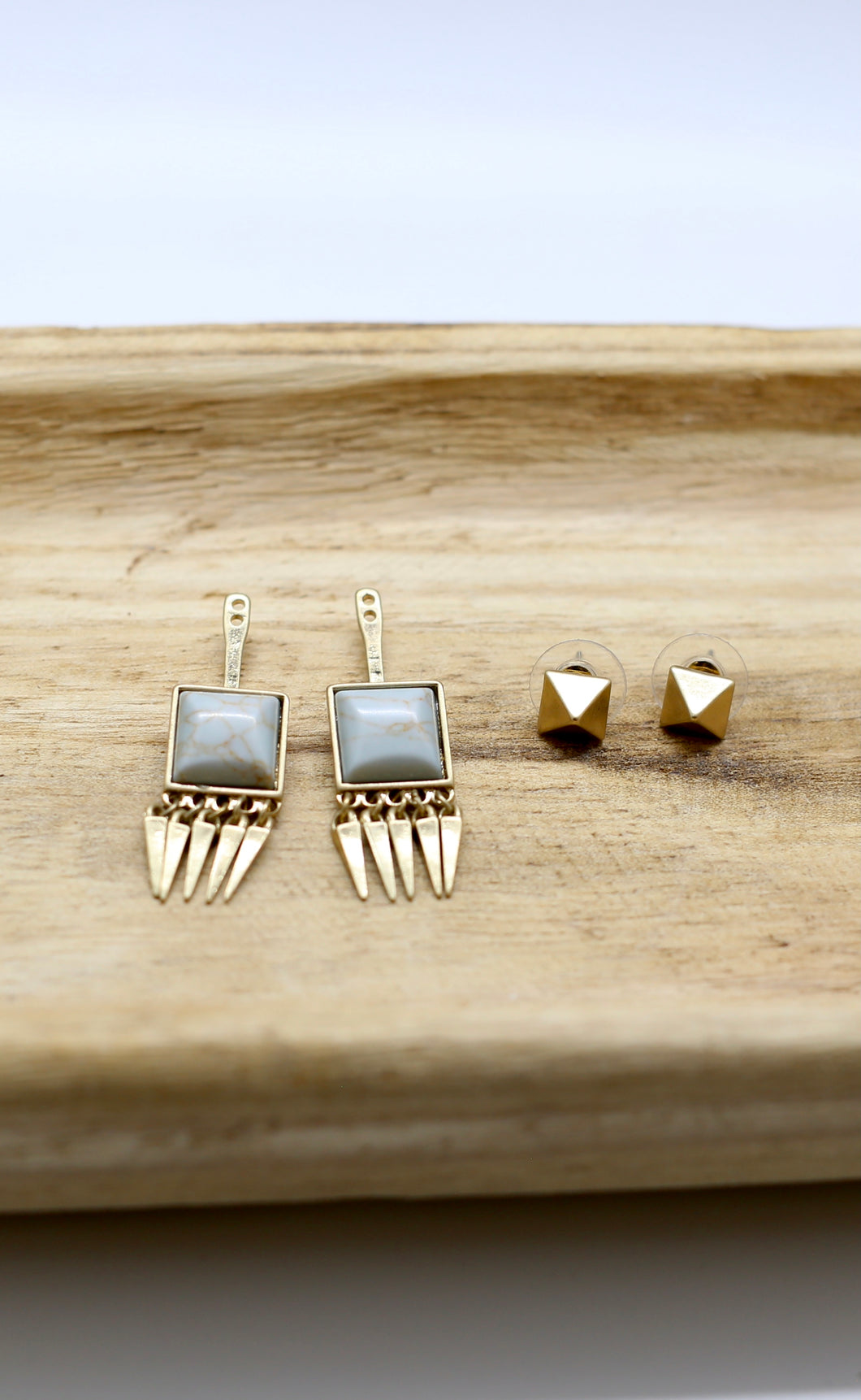 Tribal Stone Earrings